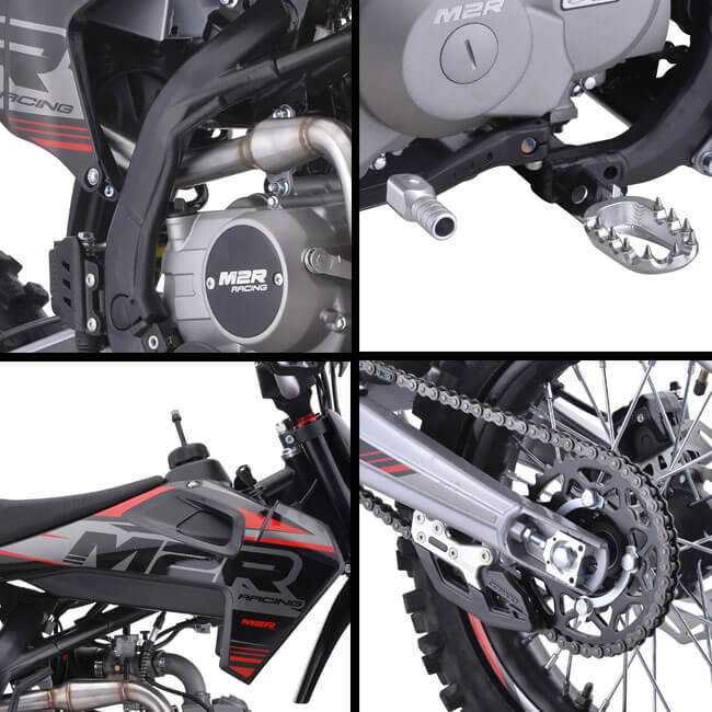 M2R-RS-R-125-DIRT-BIKE-Components